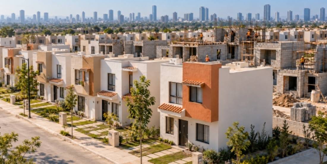 Más registros, menos construcción: los contrastes de la vivienda en México