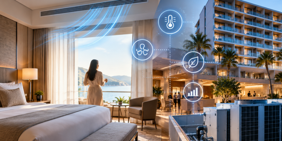 La climatización, clave para la eficiencia y competitividad de los hoteles