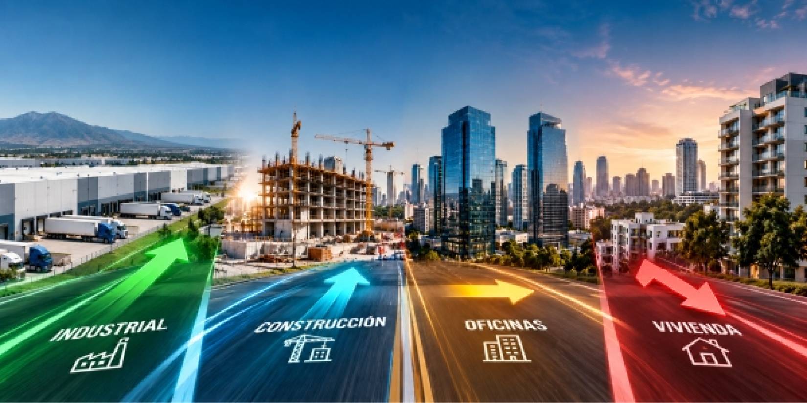 Sector inmobiliario avanza a distintos ritmos; industrial sigue liderando